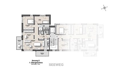 Ansicht von  Wohnung am Seeweg 5, 1.OG