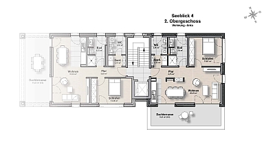 Ansicht von Wohnung am Seeblick 4, 2. OG - links