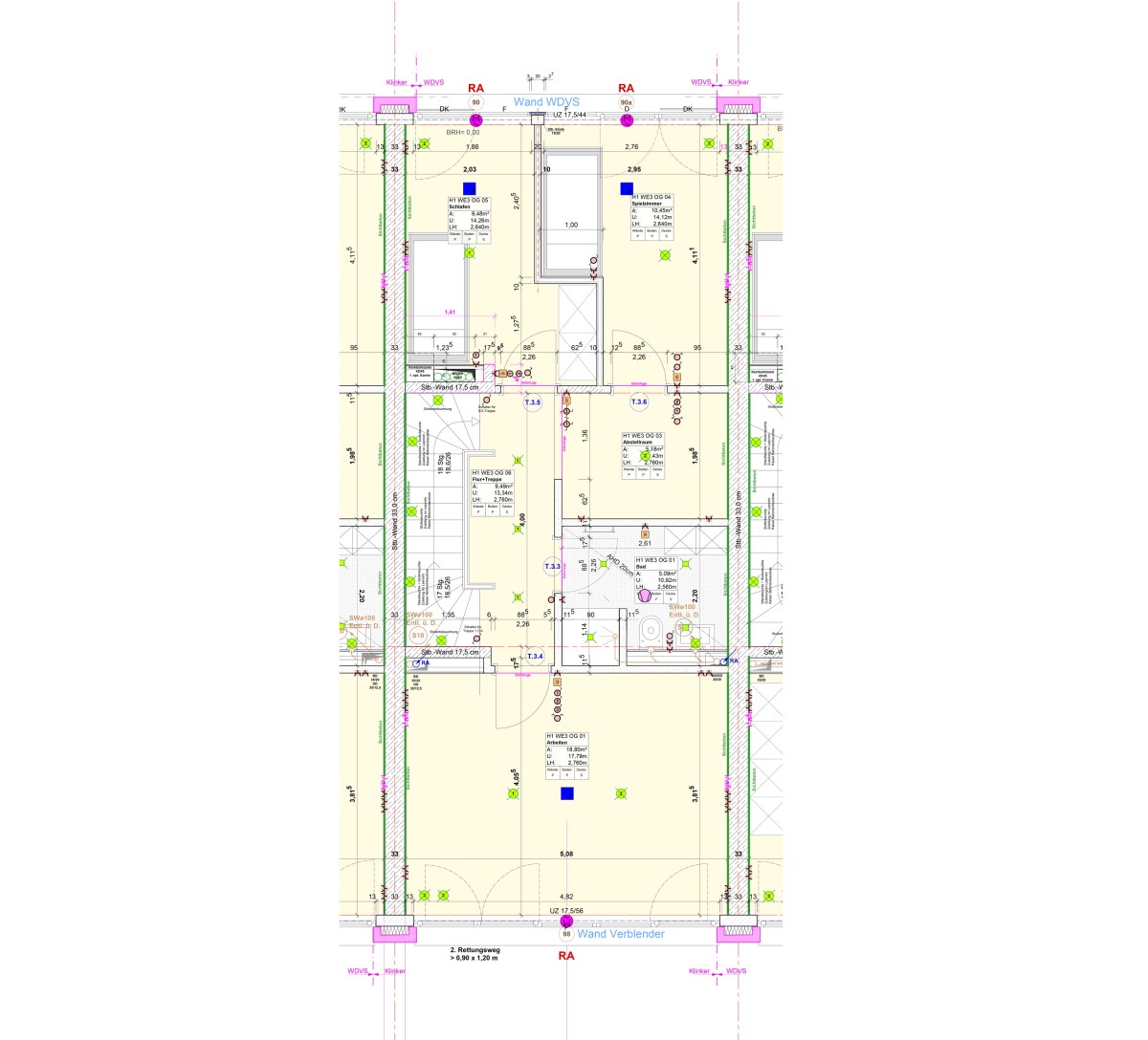 Detailansicht Town-Haus Seeweg 3b 1.OG