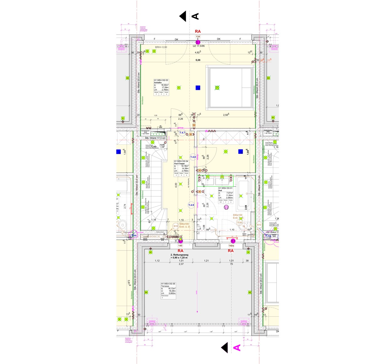 Detailansicht Town-Haus Seeweg-3c 2.OG