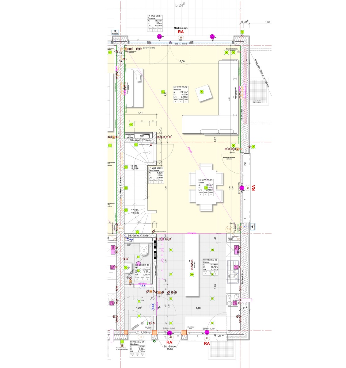 Detailansicht Town-Haus 3d Seeweg EG