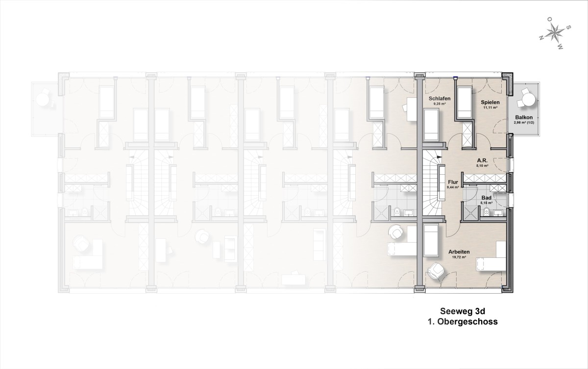 Town-Haus Seeweg 3d 1.OG