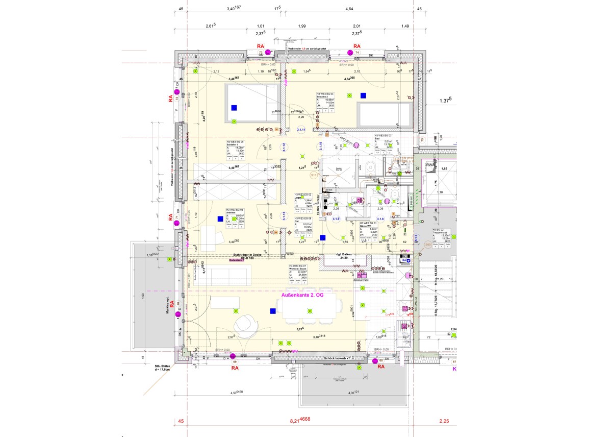 Detailansicht Seeweg 5 1.OG links