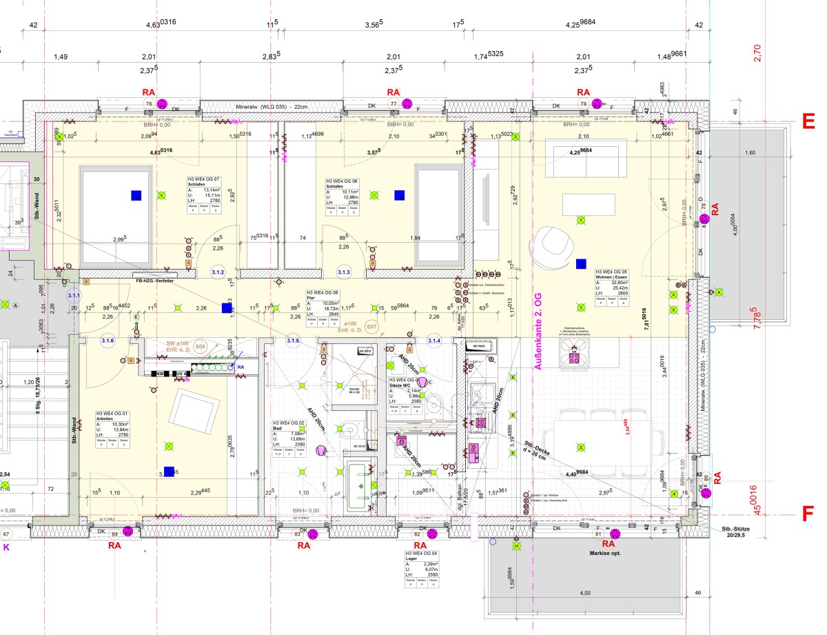 Detailansicht Seeweg 5 1.OG rechts