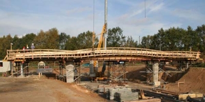 Fußgängerbrücke Umgehungsstraße Ibbenbüren