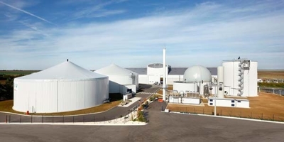 Neubau einer Biogasanlage in Benet, Frankreich