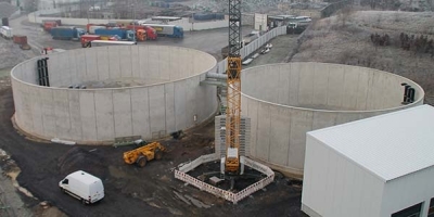 Neubau 3 Stahlbeton-Rundbehälter in Ortbetonbauweise (Lünen)