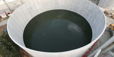 Neubau 2 Stahlbeton-Rundbehälter in Ortbetonbauweise (Benet (La Rochelle), Frankreich)