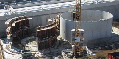 Neubau von 2 Stahlbeton-Behältern in Ortbeton-Bauweise (Saerbeck)