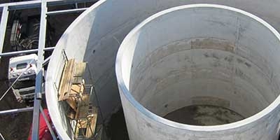 Neubau Stahlbeton-Rundbehälter in Ortbetonbauweise (Marl)