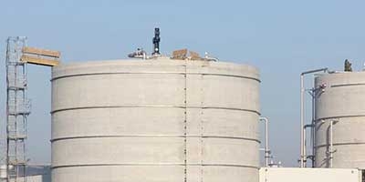 Neubau 2 Stahlbeton-Rundbehälter in Ortbetonbauweise (Marl)