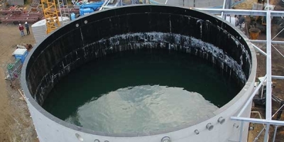 Neubau Stahlbeton-Rundbehälter in Ortbetonbauweise (Marl) (2)