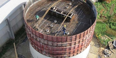 Neubau Stahlbeton-Rundbehälter in Ortbetonbauweise (Marl) (3)