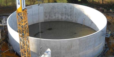 Neubau 1 Stahlbeton-Rundbehälter in Ortbetonbauweise (Marl) (2)