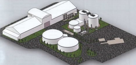 Neubaus einer Biogasanlage