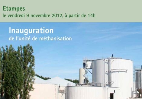 Einweihung der Biogasanlage in Etampes