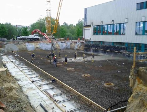 Werkserweiterung eines Produktionsbetriebes