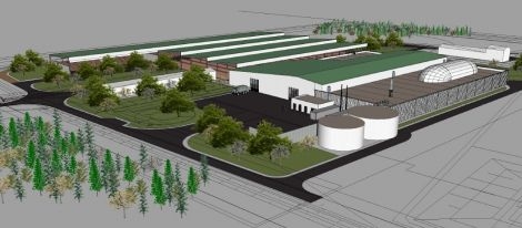 Neubau des Bioenergieparks