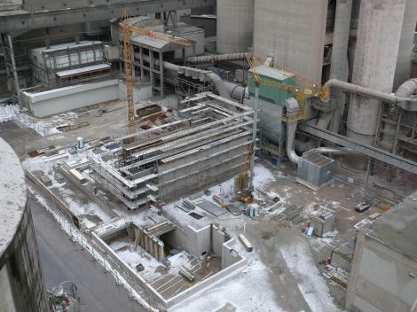 Neubau eines Flufflagers