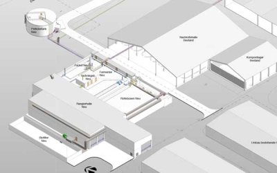 Erneute Erweiterung eines Kompostwerks