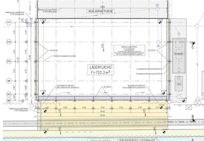 Neubau eines Spänelagers
