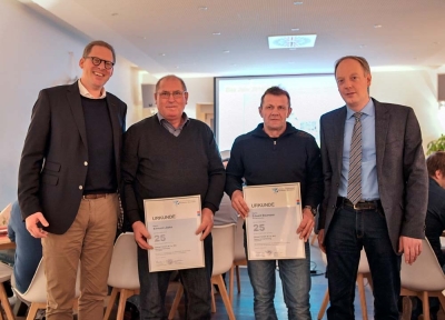 25-jährige Betriebszugehörigkeit