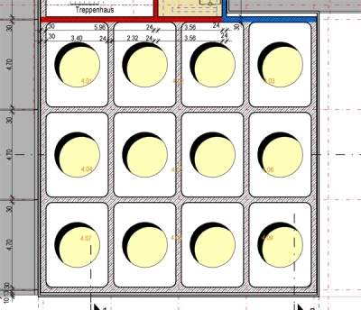Rohbau einer Siloanlage