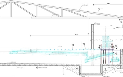 Einbau einer Grube für eine Weichsteinpresse