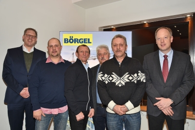 Weihnachtsfeier Fa. Börgel und Ehrung langjähriger Mitarbeiter