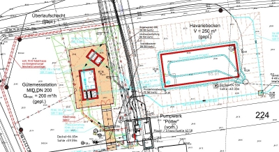 Neubau eines Havariebeckens