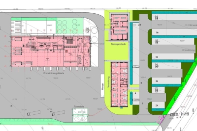 Planung und Bau einer Niederlassung