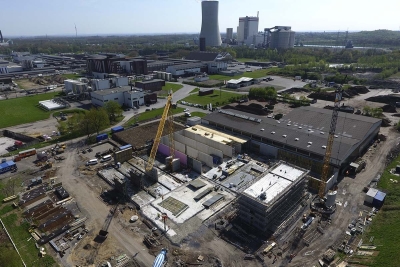 Baufortschritt Neubau Kompostwerk