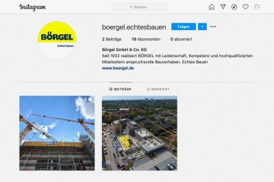 Börgel jetzt auch auf Instagram!