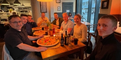 BÖRGEL auf der Kartbahn.