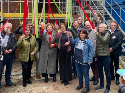 Richtfest am Pelikanhaus in Münster