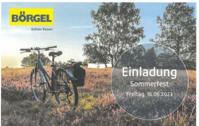 Wir freuen uns auf das bevorstehende Sommerfest!