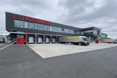 Eröffnung des Food-& Logistik-Zentrums der Firma Stroetmann in Senden.