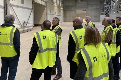 Einweihung Kompostwerk bei Berlin.