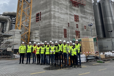 FH-Münster erneut zu Besuch auf unserer Gleitbaustelle
