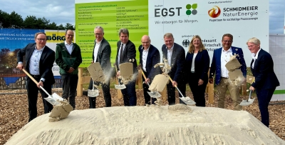 Spatenstich zum Energieprojekt am Kompostwerk Saerbeck