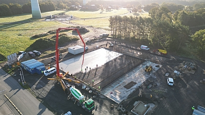 Spannende Fortschritte auf unserer Baustelle im Bioenergiepark