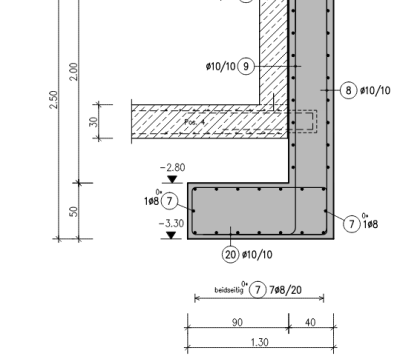 Unterfangung im Bestand in Marl