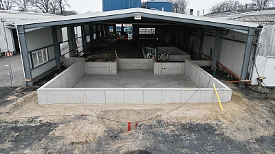 Hallenanbau in Greven