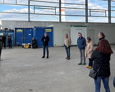 Richtfest bei der EGST – Neubau des Biomasseheizkraftwerks