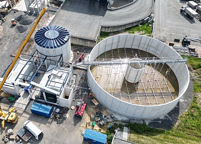 Stahl- und Fassadenarbeiten an der Kläranlage in Lünen