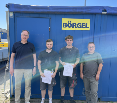 Prüfung bestanden! Glückwunsch Kevin und Alexander!