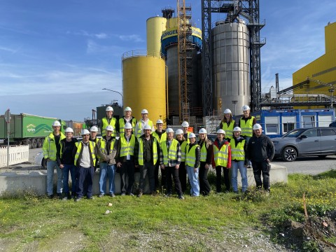 FH Münster zu Besuch auf unserer Gleitbau-Baustelle in Hamm